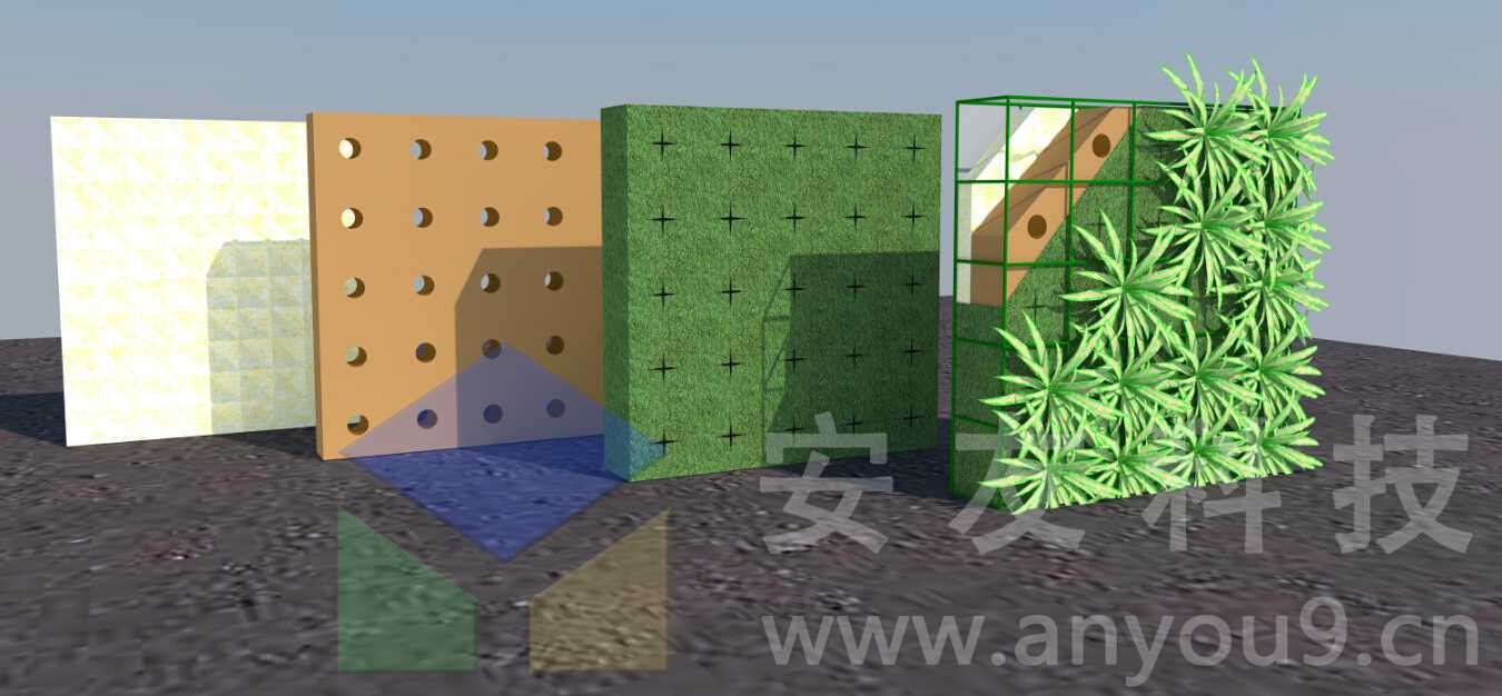 拼塊式墻面綠化1 拼塊式墻面綠化1