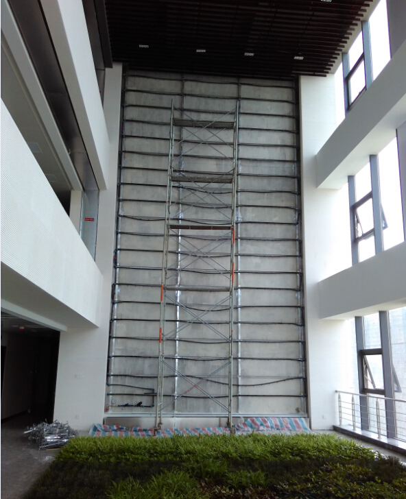 武漢市政科技研發(fā)中心拼塊式植物墻 武漢市政科技研發(fā)中心拼塊式植物墻