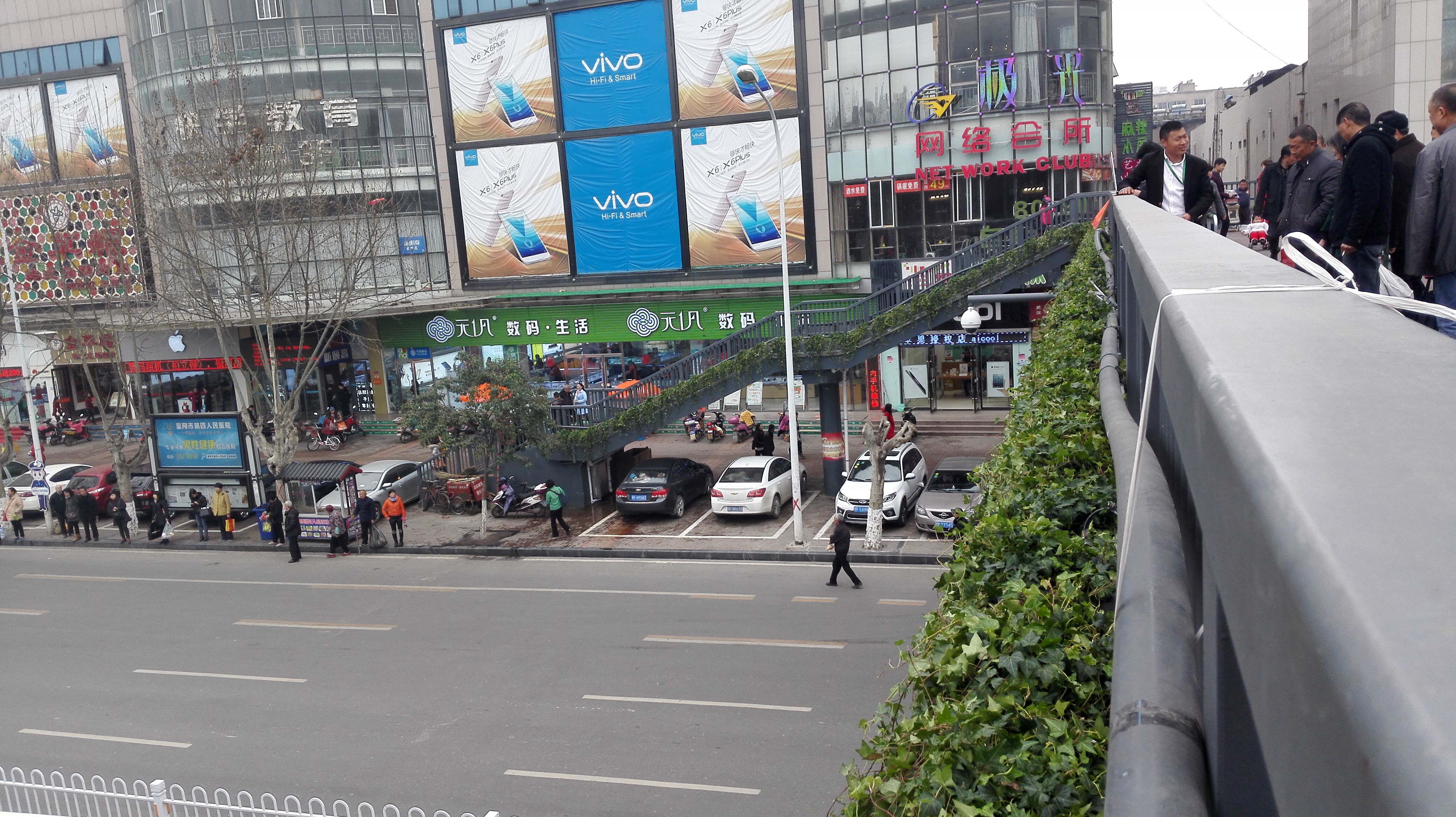 襄陽武商量販人行天橋綠化工程 襄陽武商量販人行天橋綠化工程